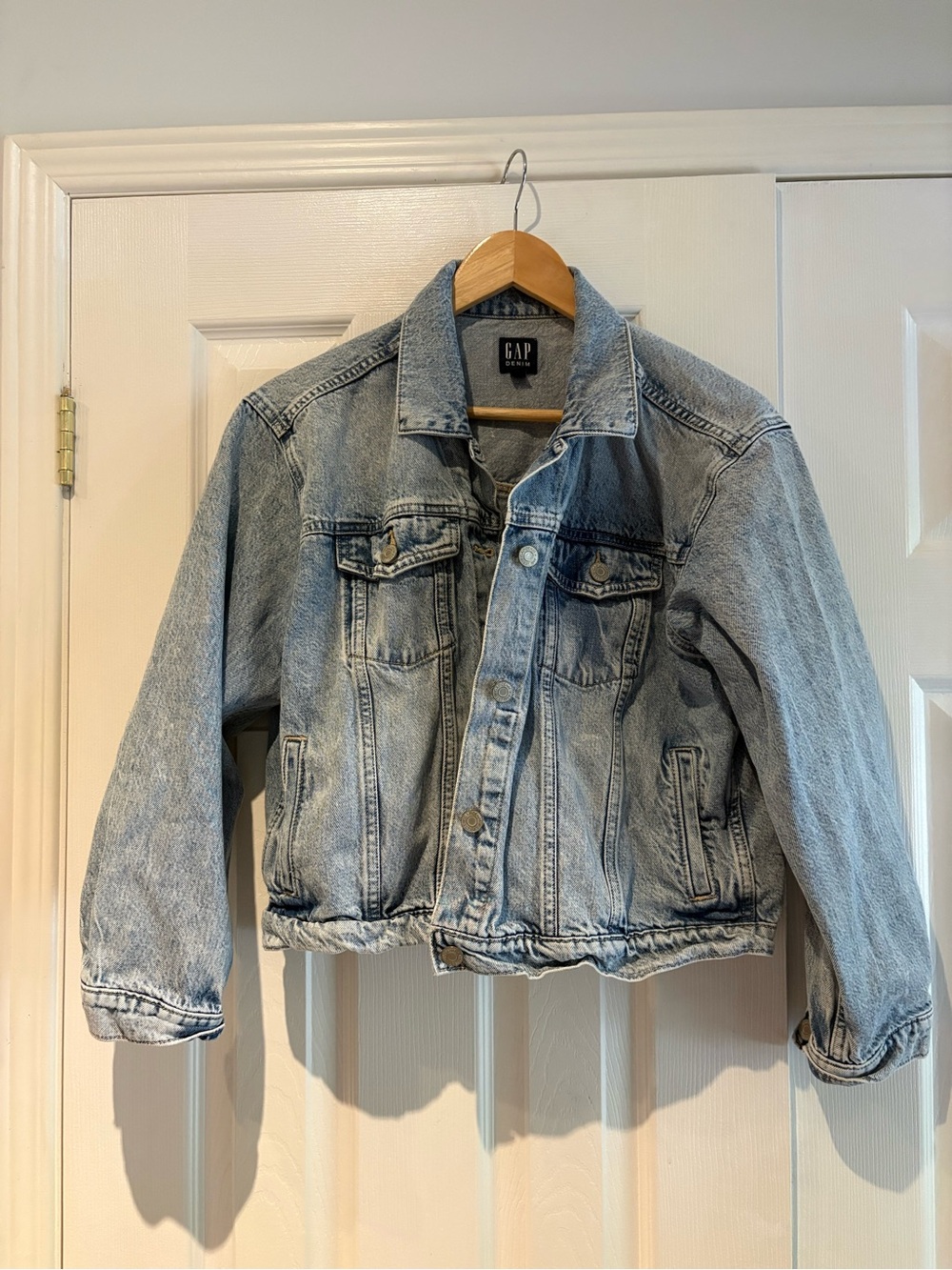 Gap Denim Trucker Jacket Blue Denim Jacket